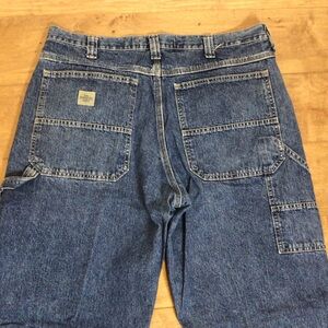 Sold! Vintage Y2K Lee Dungarees Carpenter Jeans 38x32 Baggy Skater Denim
